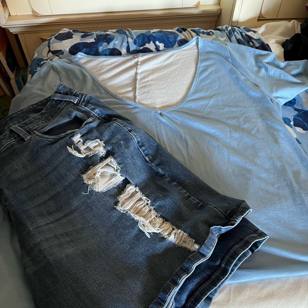 Sz 3x Women’s Dress and Sz 22 Shorts